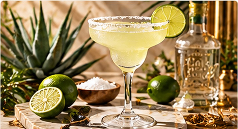 Tequila-Cocktail mit Agave und Limette